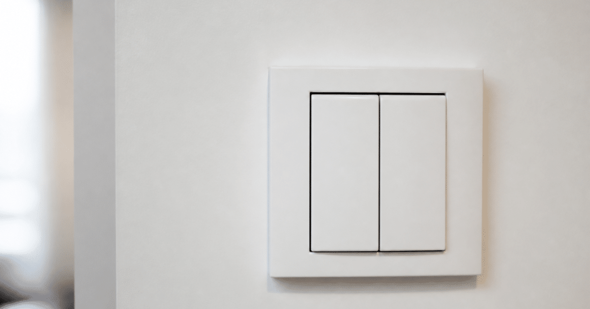 Interrupteur mural double vitesse VMC Legrand blanc fixe